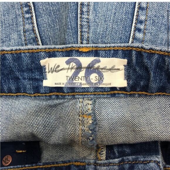 Free people we the free cotton Jean shorts - Picture 4 of 5